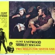 Original vintage US Lobby Card for 1970 western, Two Mules for sister Sara
