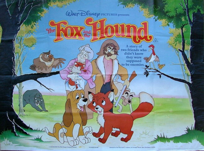 Original vintage UK Disney film poster