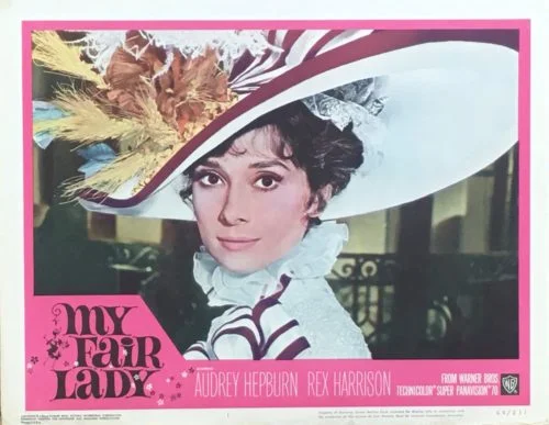 Original vintage US cinema lobby card movie poster for My Fair Lady