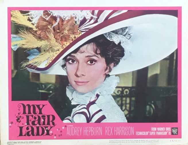 Original vintage US cinema lobby card movie poster for My Fair Lady