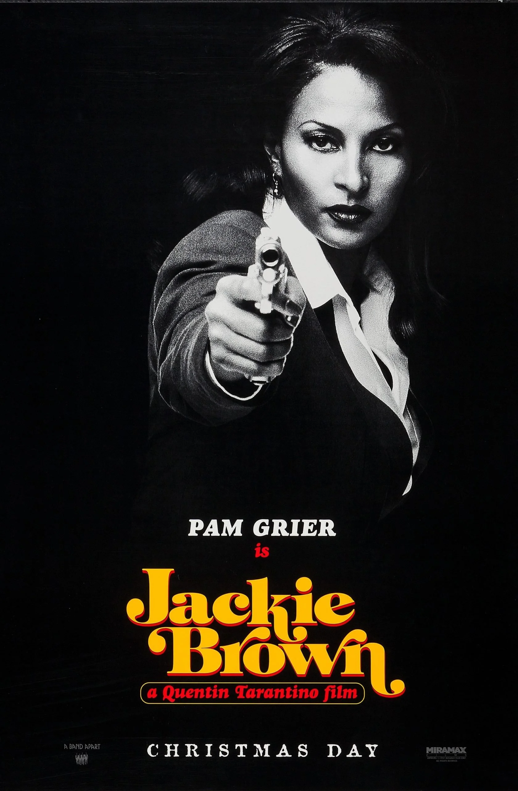 Original vintage US cinema movie poster for Jackie Brown