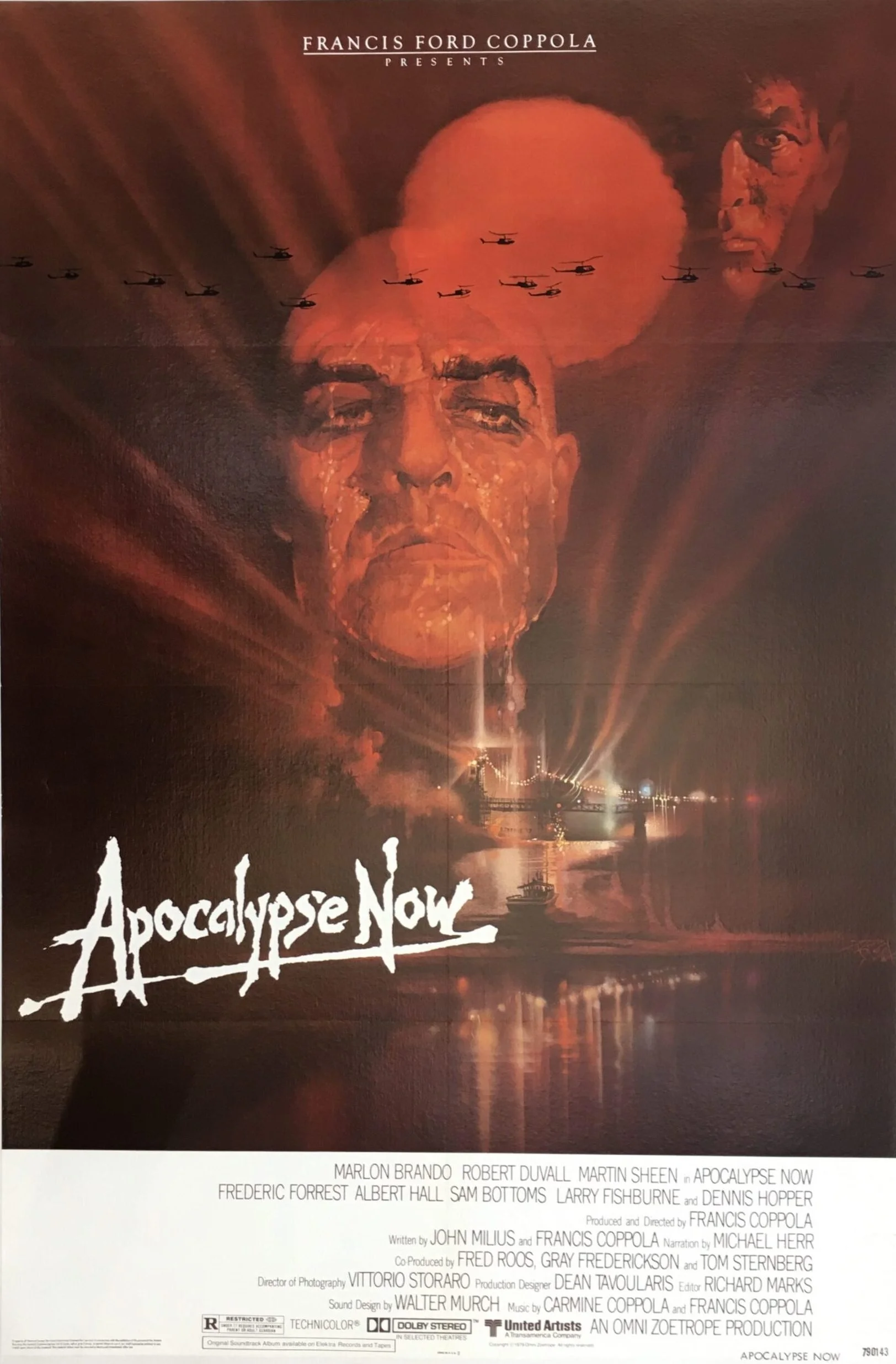 Original vintage cinema movie poster for Apocalypse Now